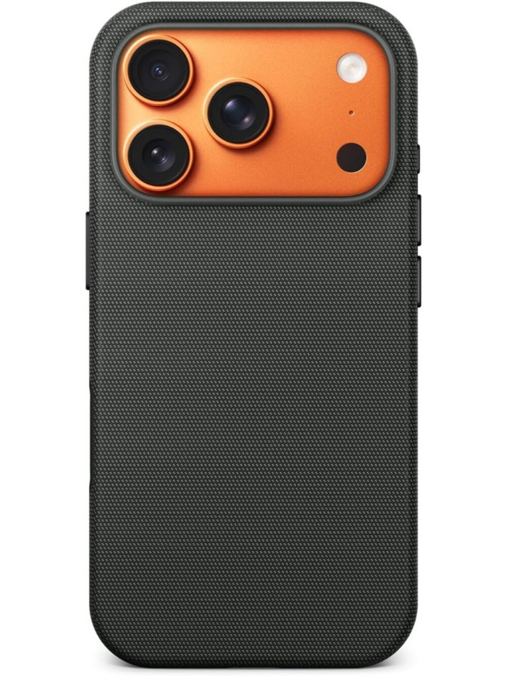 iPhone 17 Pro Black Techwoven Drop Protection Shockproof Skin-Friendly Case
